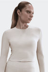 W NSW CHILL KNIT CROP TOP