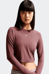 W NSW CHILL KNIT CROPPED TEE