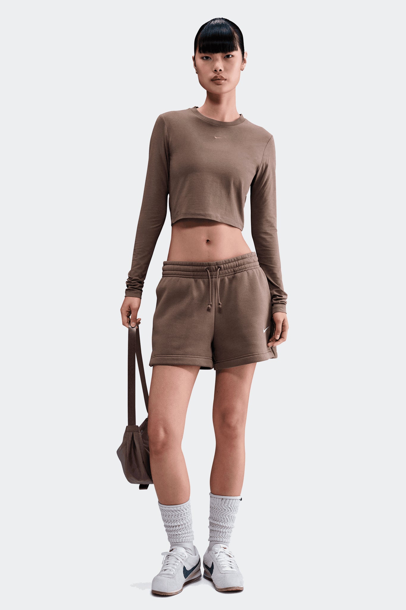 W NSW CHILL KNIT CROP TOP