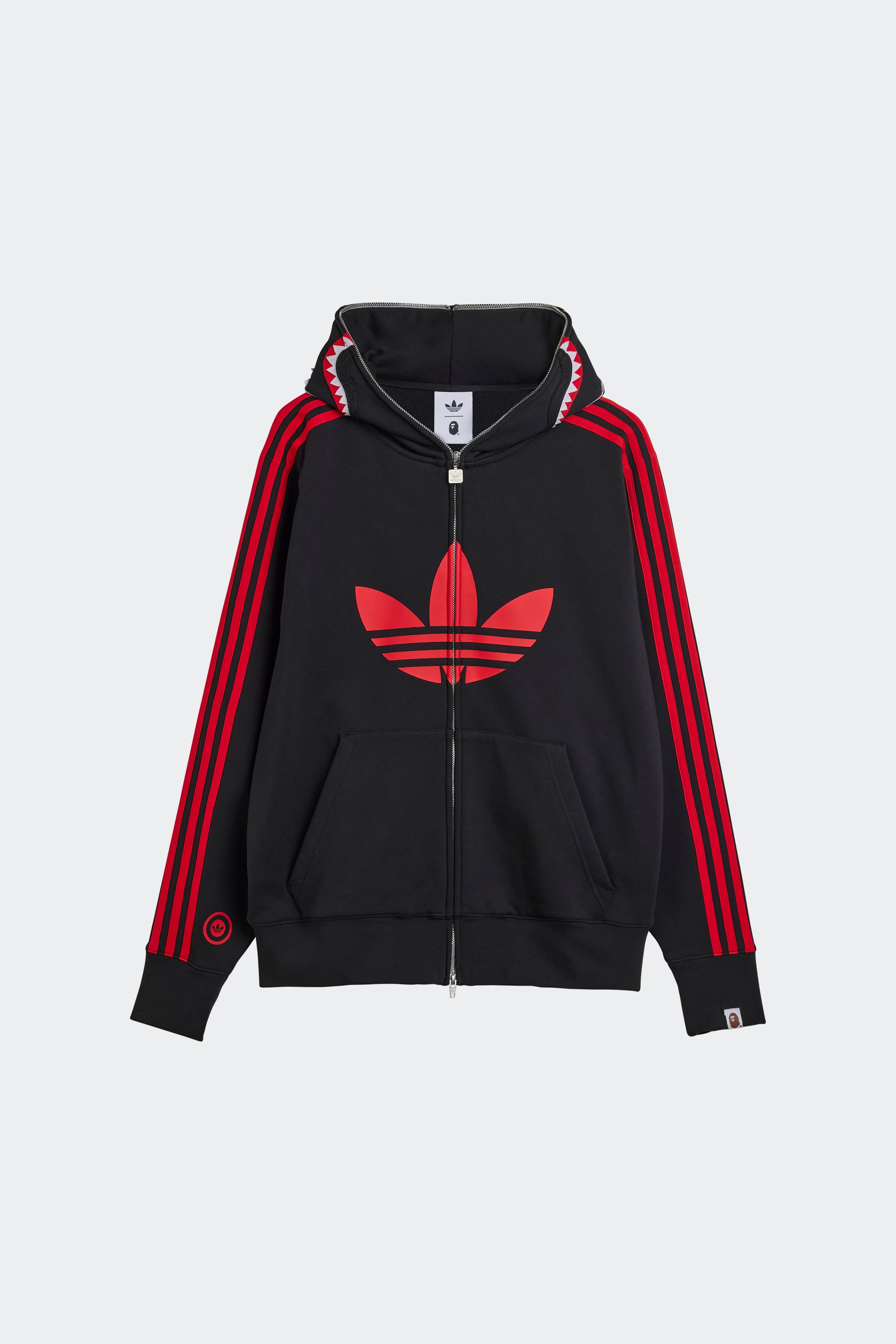 BAPE® x adidas Shark Full-zip Hoodie 'Black' – TĀKOUT NY