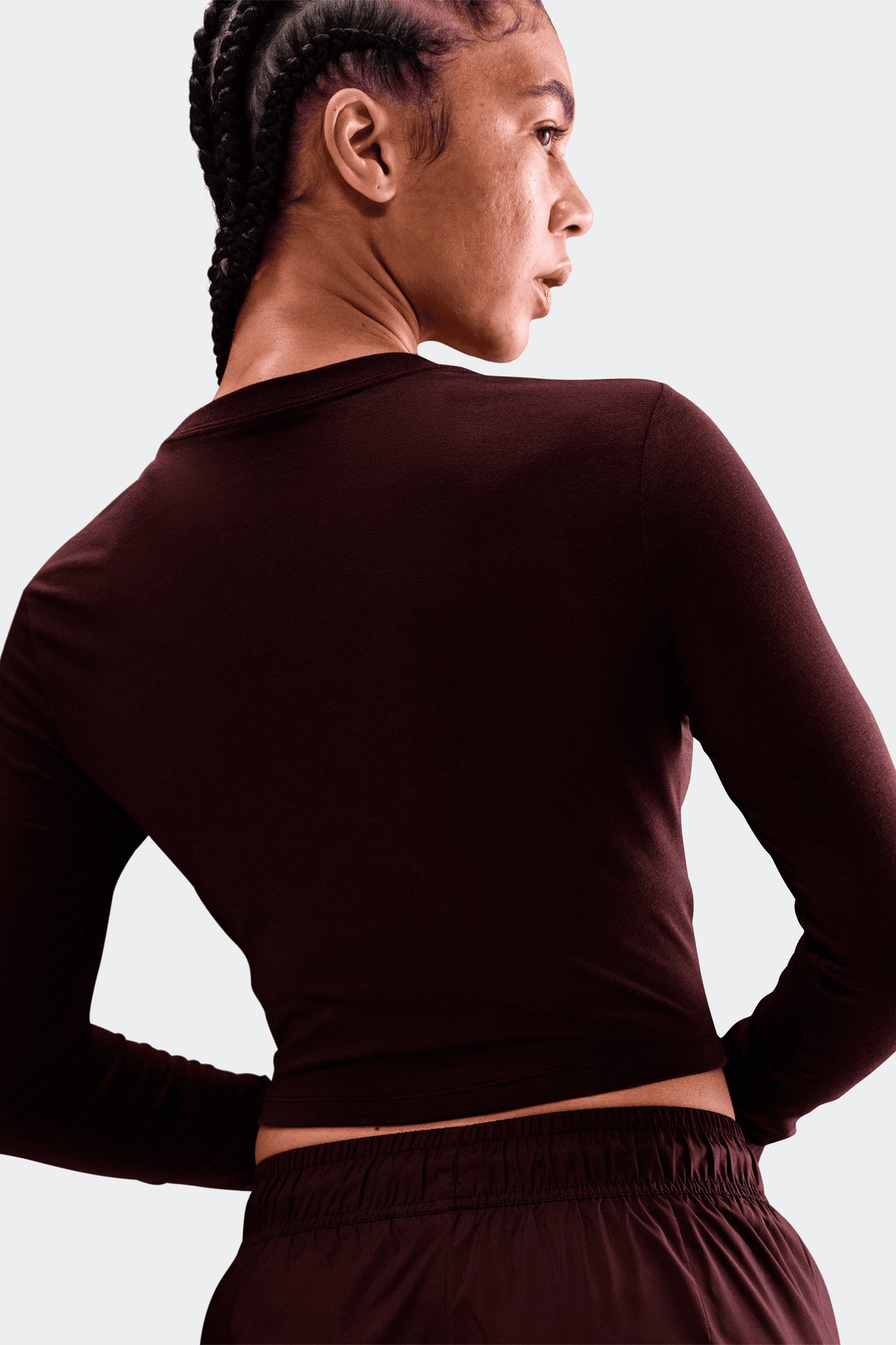 W NSW CHILL KNIT CROP TOP