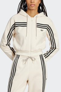 W CROPPED HOODIE