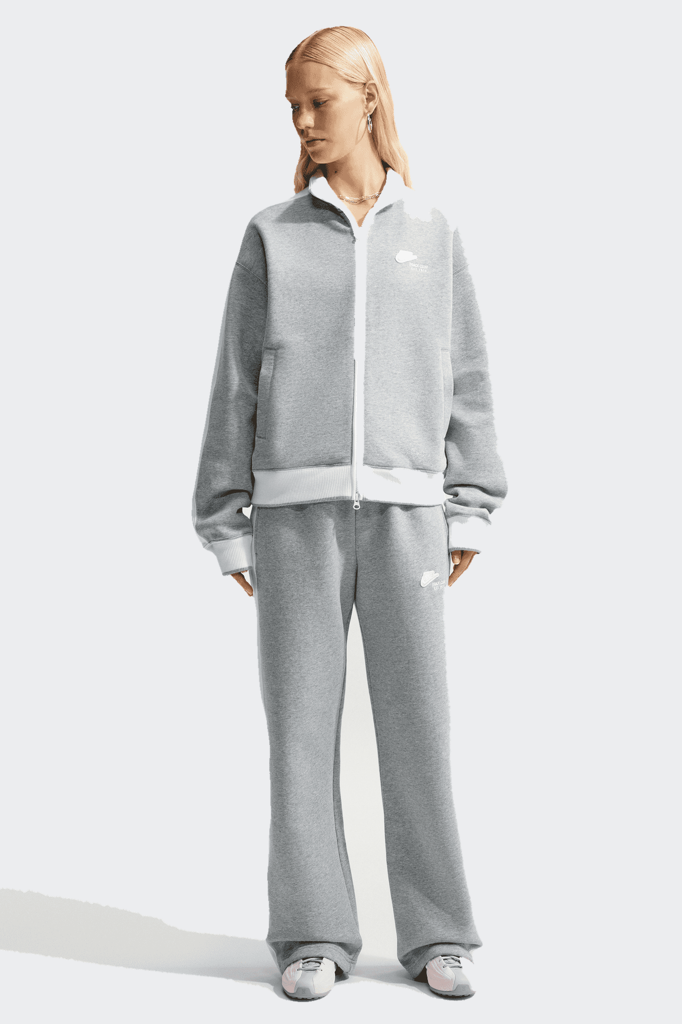 Nike Studio Fleece Track Jacket Dark Grey IO2300-063 | Sesinko