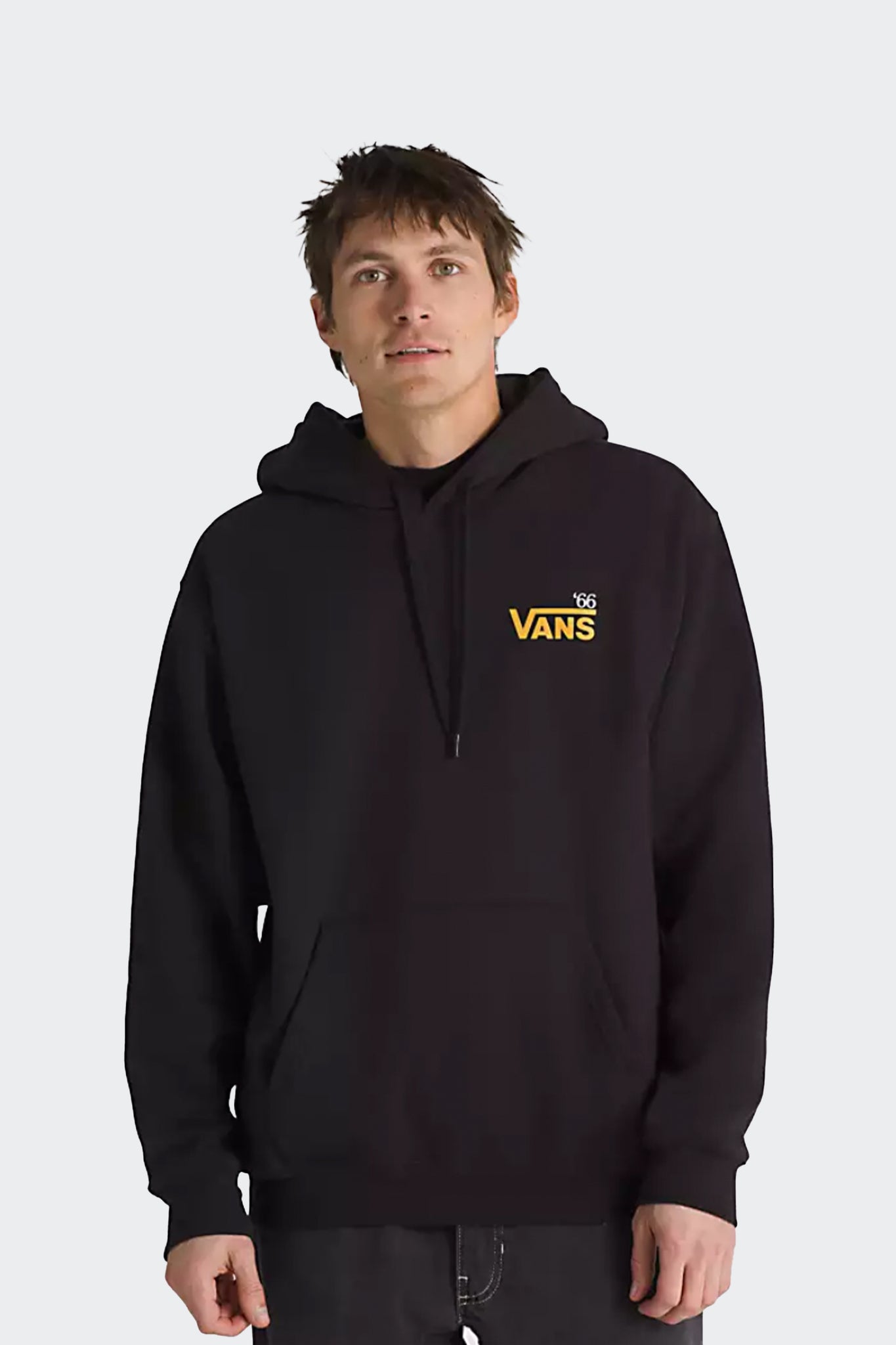 POSTED LOOSE PULLOVER HOODIE