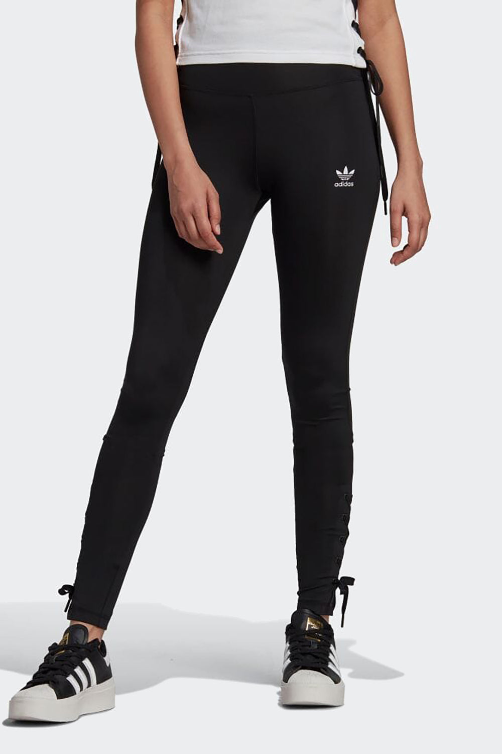 W LACE-UP LEGGINGS