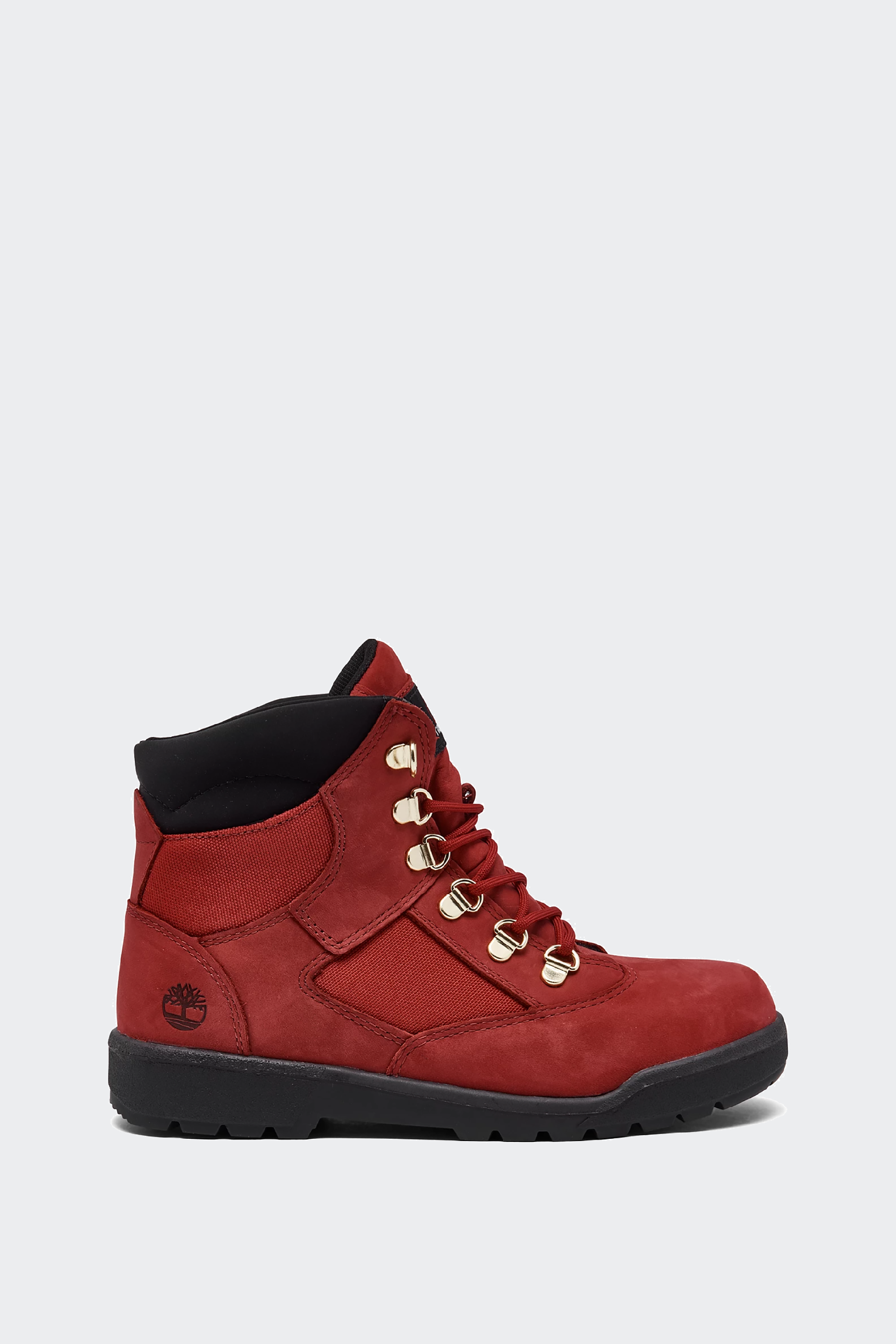 Timberland 6 inch field boots clearance red